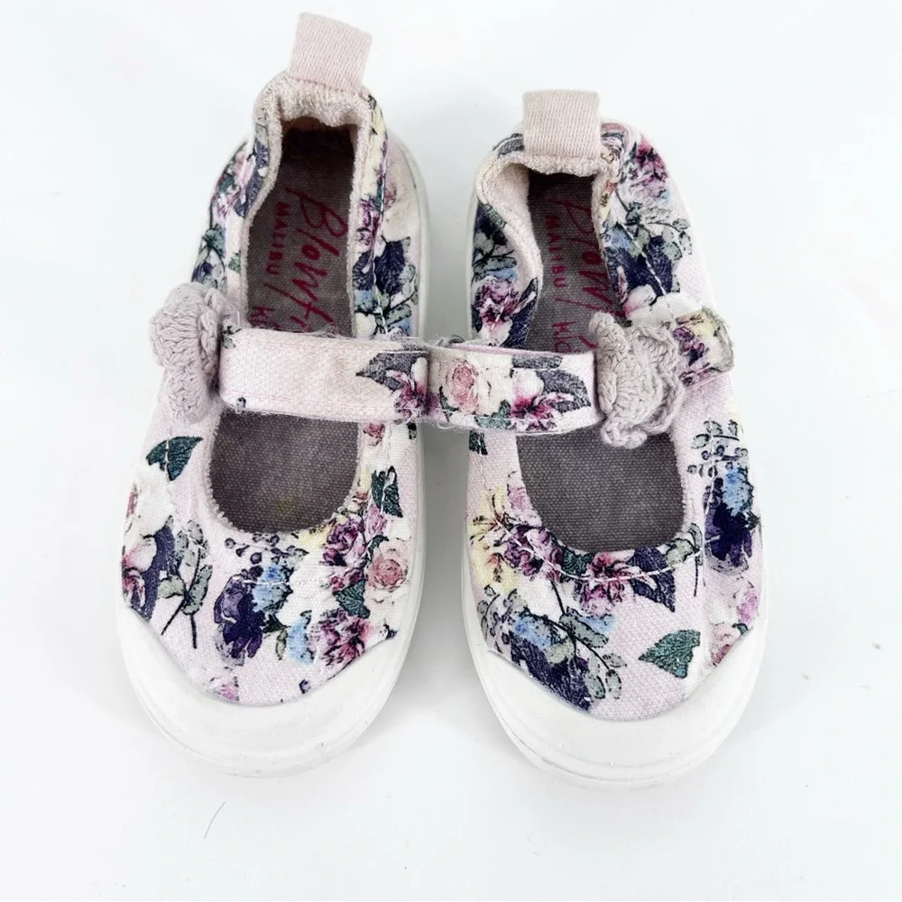 Blowfish Floral Kids Shoes with Velcro strap